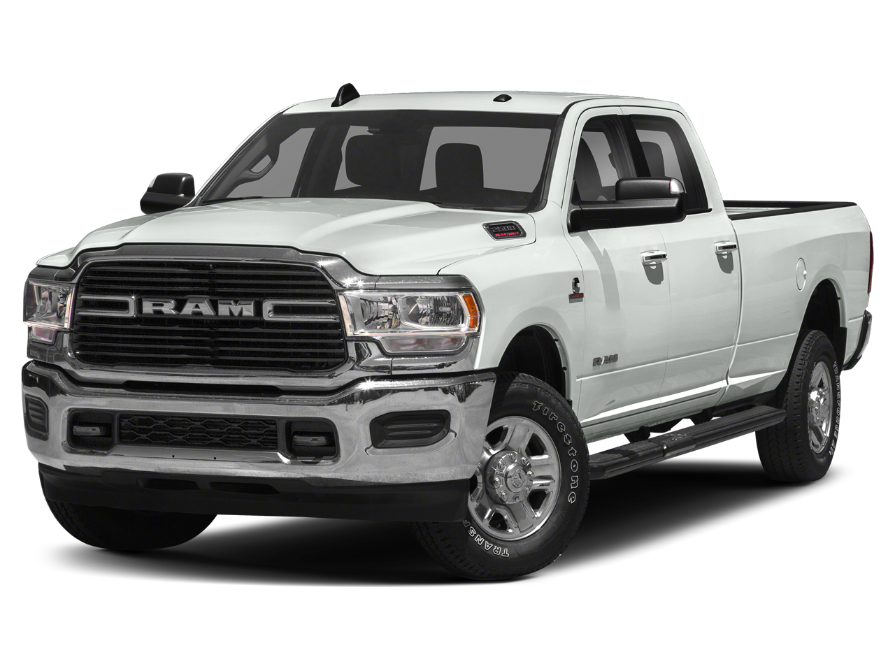 2020 RAM 2500 Big Horn in Bright White Clearcoat — front three-quarter view