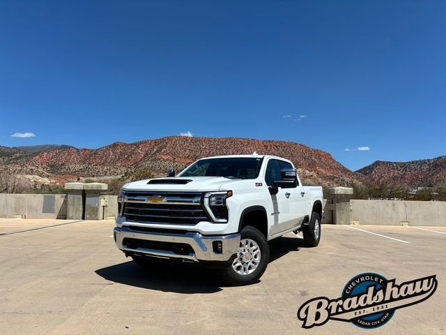2026 Chevrolet Silverado 3500 HD LTZ in Summit White — front three-quarter view