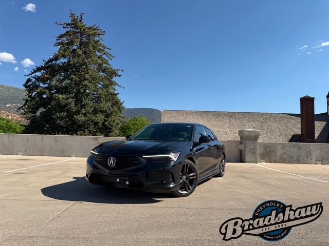 2025 Acura Integra A-Spec Package in Black — front three-quarter view