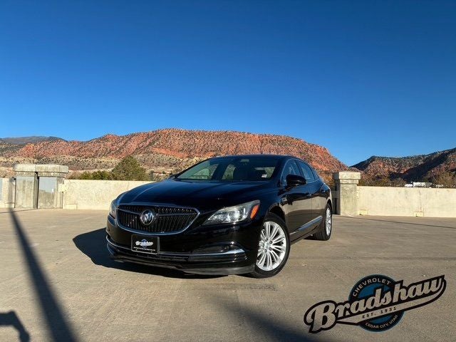 2019 Buick LaCrosse Preferred in Black Onyx — front three-quarter view