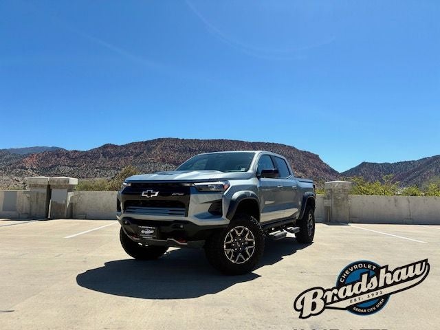 2024 Chevrolet Colorado ZR2 in Sterling Gray Metallic — front three-quarter view